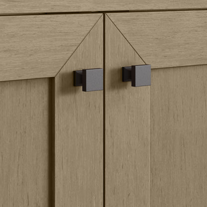 James Martin Vanities Chianti 20" Walnut Whisper Matte Black Base Single Cabinet