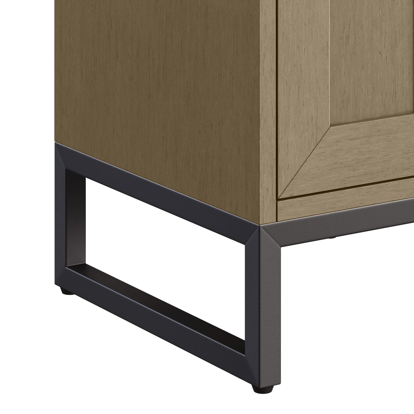 James Martin Vanities Chianti 20" Walnut Whisper Matte Black Base Single Cabinet