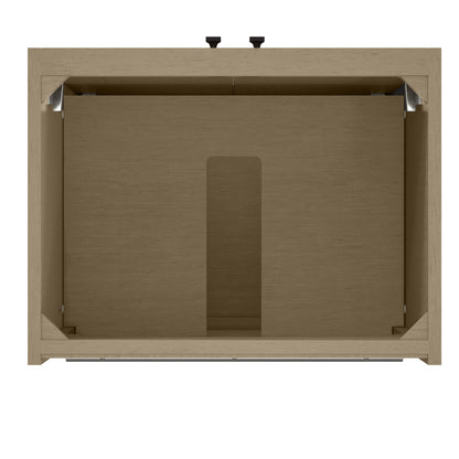 James Martin Vanities Chianti 24" Walnut Whisper Matte Black Base Single Cabinet