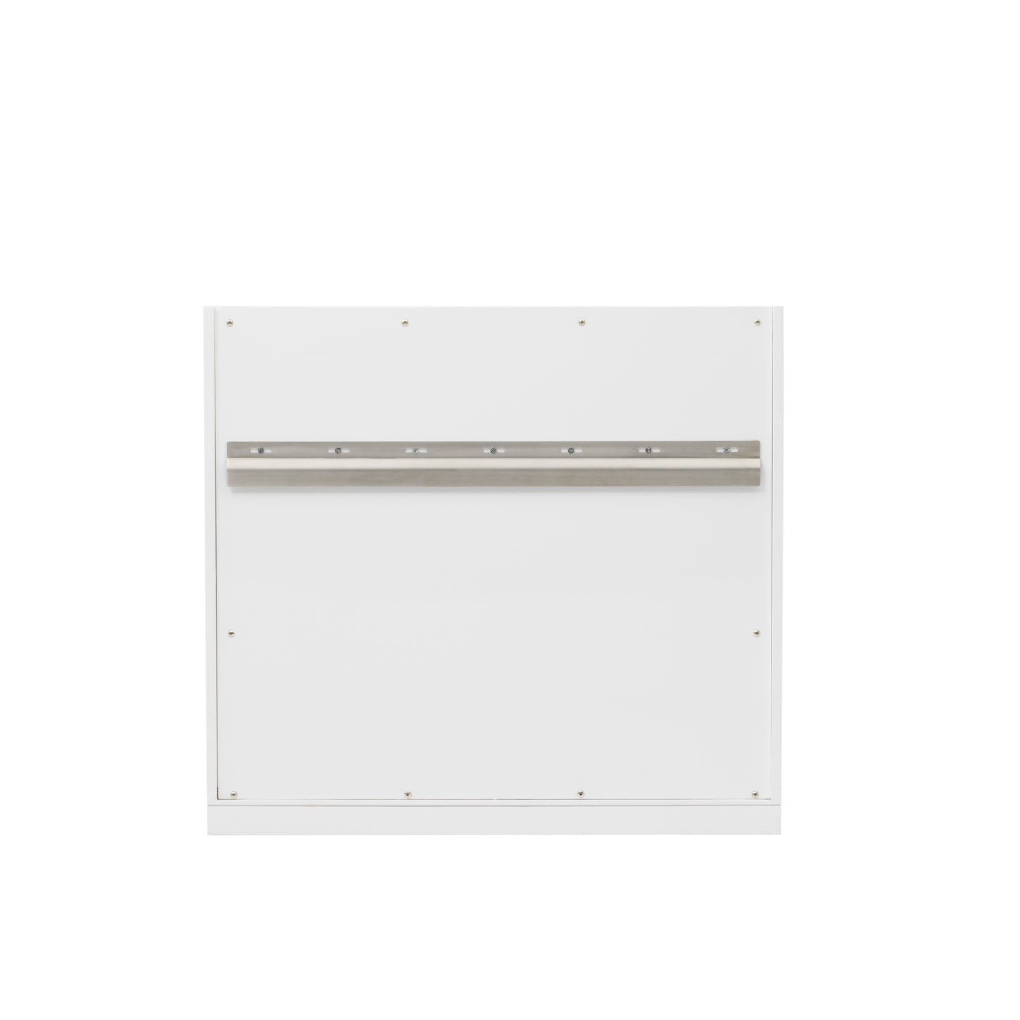 James Martin Vanities Chicago 30" Glossy White Single Vanity With Single Hole 3cm White Zeus Silestone Top and Backsplash