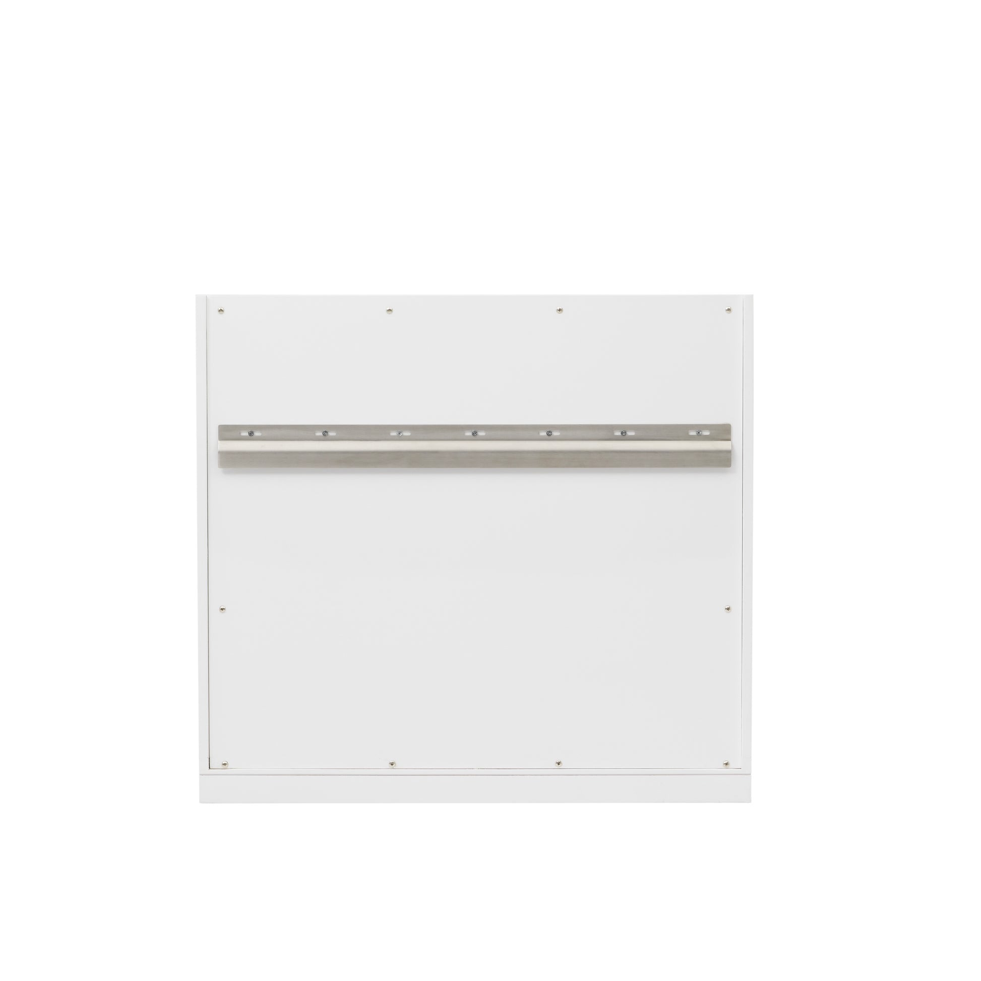 James Martin Vanities Chicago 30" Glossy White Single Vanity With Single Hole 3cm White Zeus Silestone Top and Backsplash