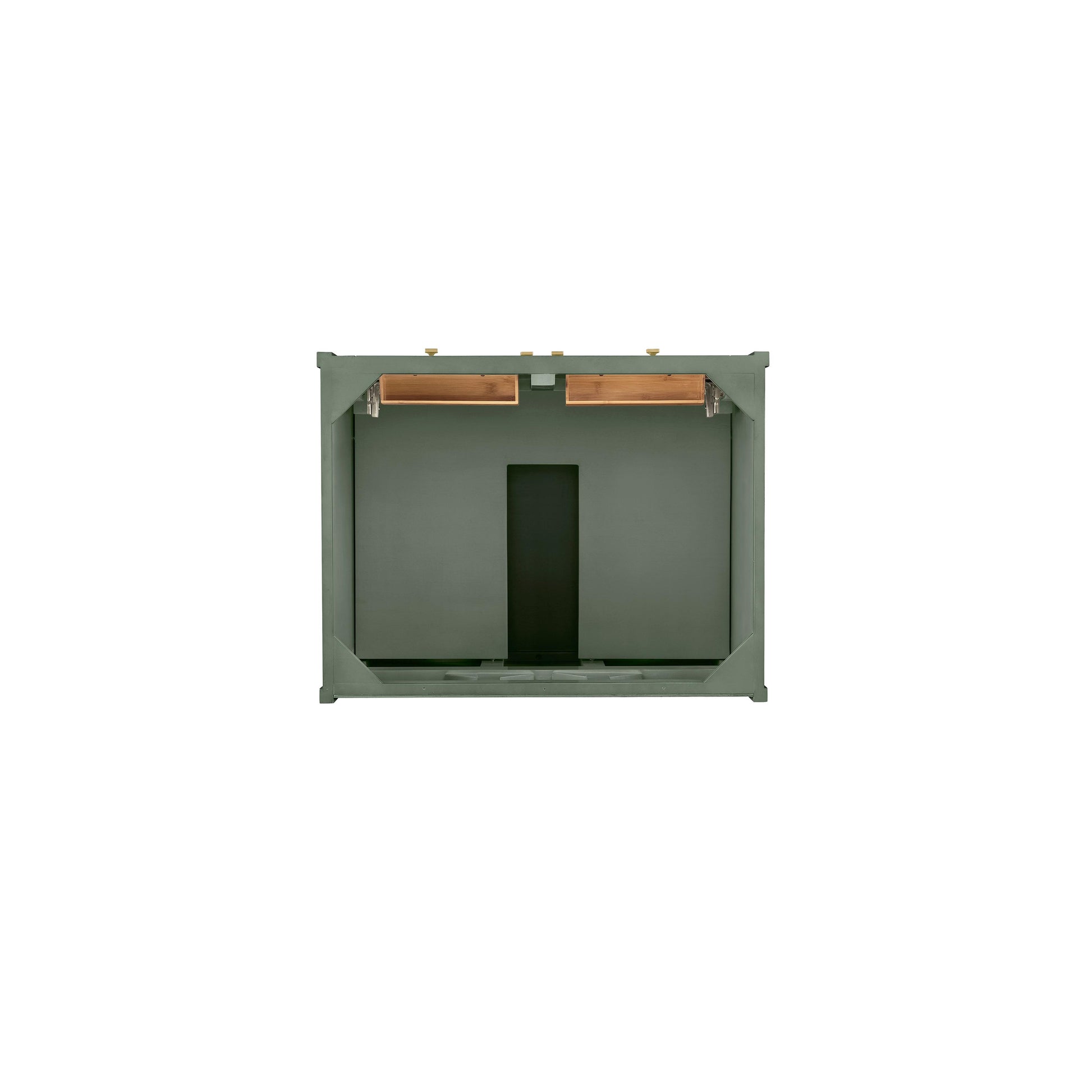 James Martin Vanities Chicago 30" Smokey Celadon Single Vanity With 3cm Charcoal Soapstone Silestone Top