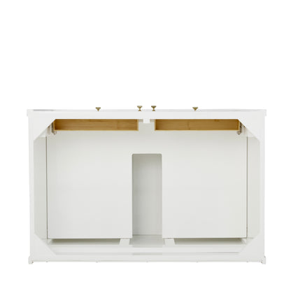 James Martin Vanities Chicago 36" Glossy White Single Vanity With 3 cm Parisien Bleu Silestone Top