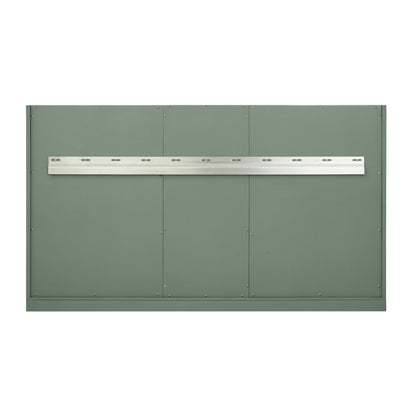 James Martin Vanities Chicago 48" Smokey Celadon Single Vanity With 3cm Charcoal Soapstone Silestone Top