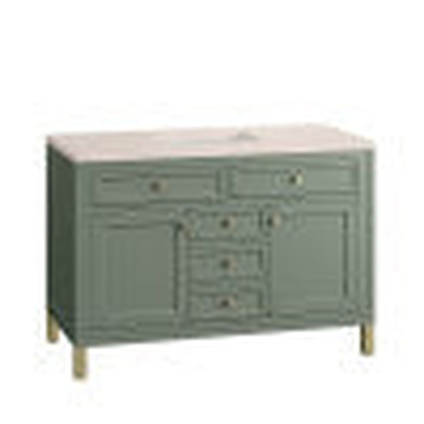 James Martin Vanities Chicago 48" Smokey Celadon Single Vanity With 3cm Eternal Marfil Top