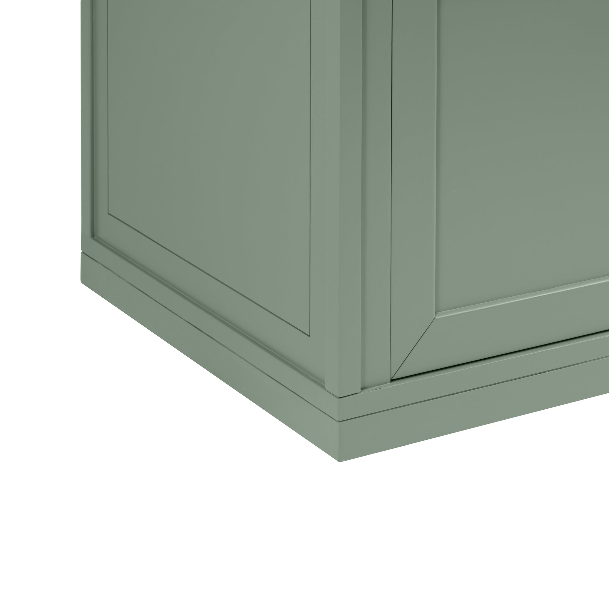 James Martin Vanities Chicago 48" Smokey Celadon Single Vanity With Single Hole 3cm White Zeus Silestone Top and Backsplash