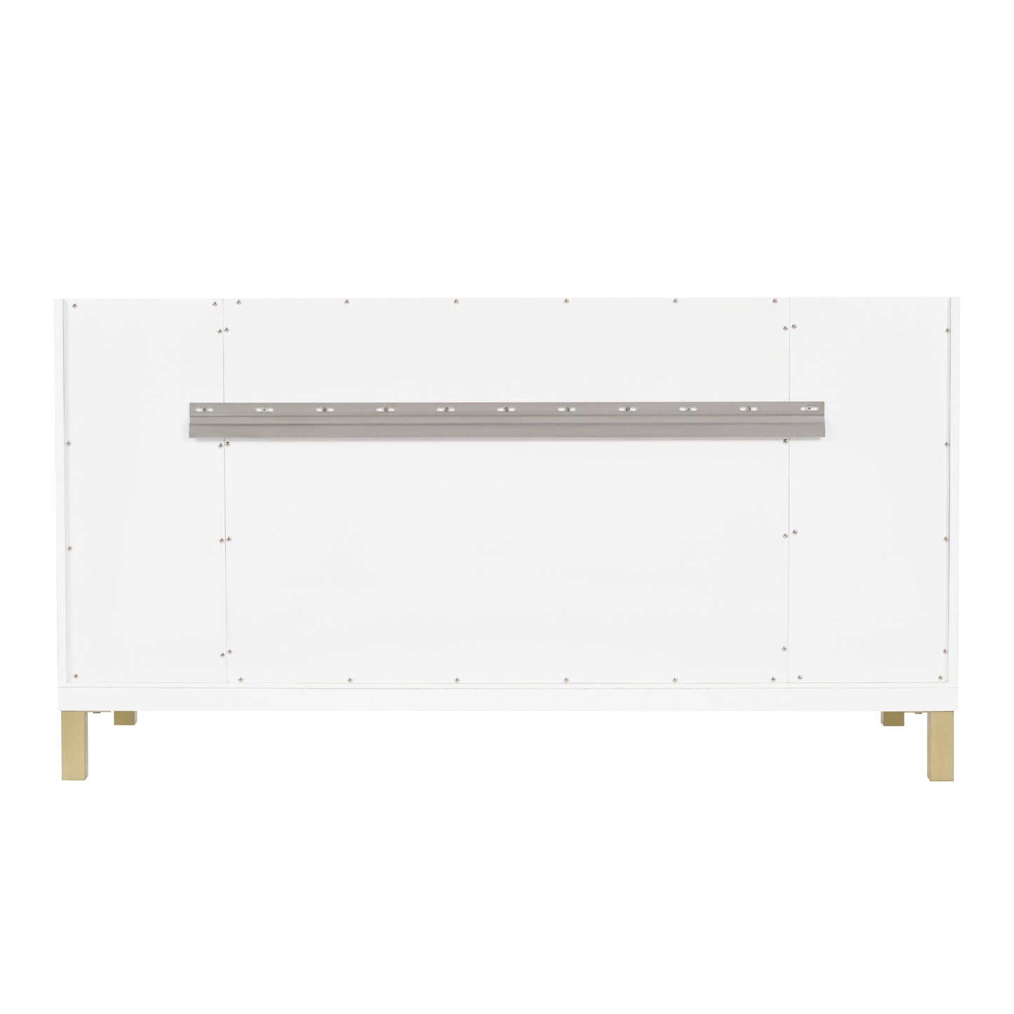 James Martin Vanities Chicago 60" Glossy White Double Vanity With Single Hole 3cm White Zeus Silestone Top and Backsplash