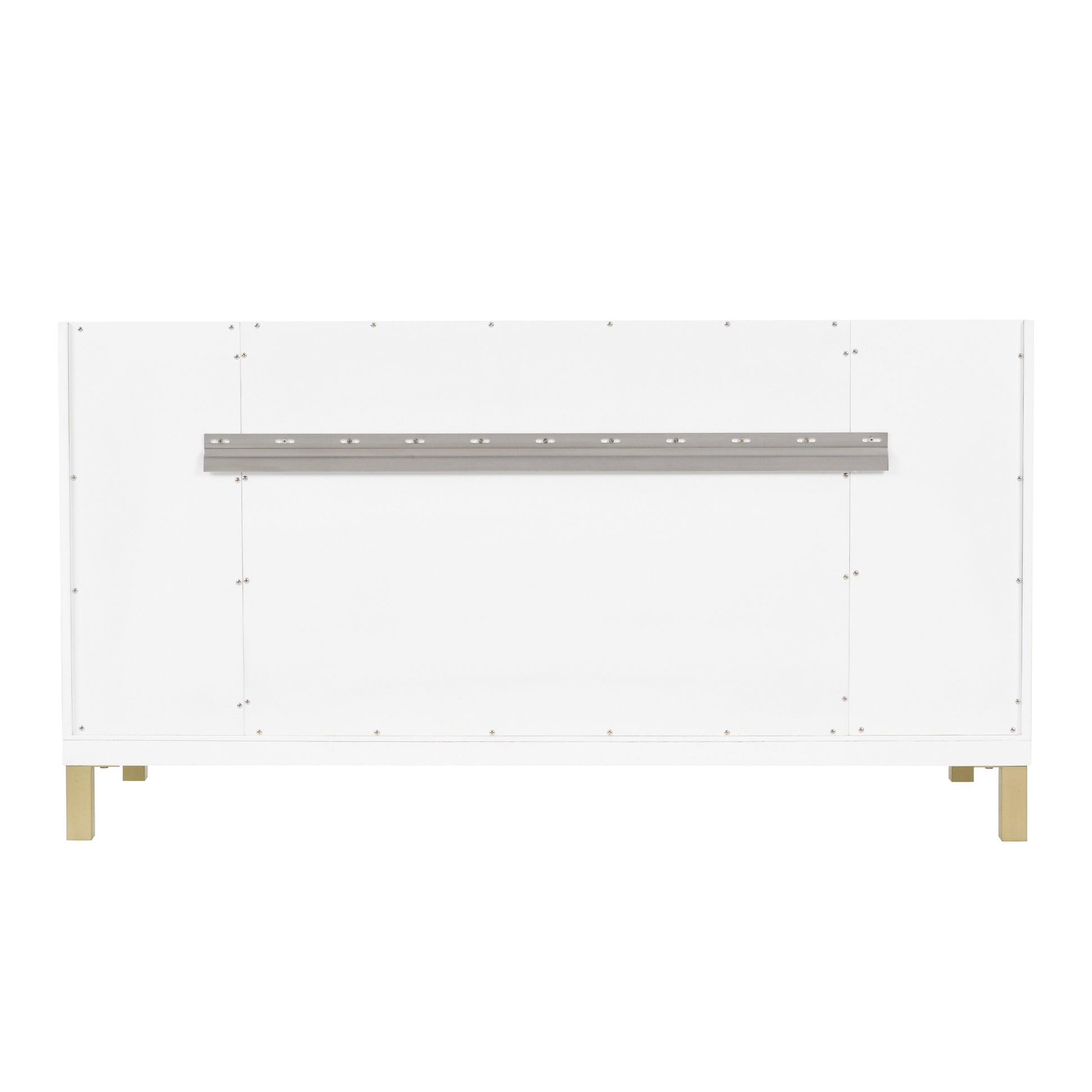 James Martin Vanities Chicago 60" Glossy White Double Vanity With Single Hole 3cm White Zeus Silestone Top and Backsplash