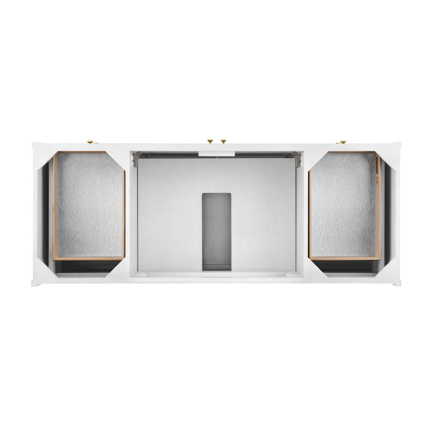 James Martin Vanities Chicago 60" Glossy White Single Vanity With 3cm Charcoal Soapstone Silestone Top