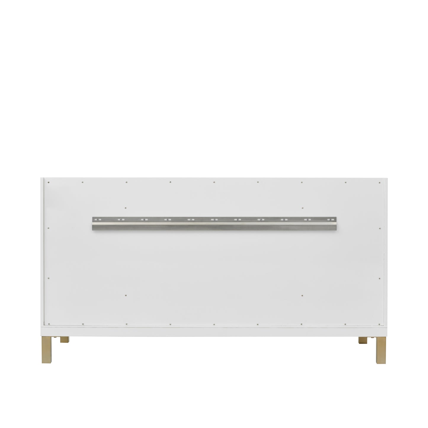 James Martin Vanities Chicago 60" Glossy White Single Vanity With Single Hole 3cm White Zeus Silestone Top and Backsplash