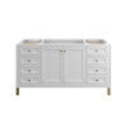 James Martin Vanities Chicago 60" Glossy White Single Vanity