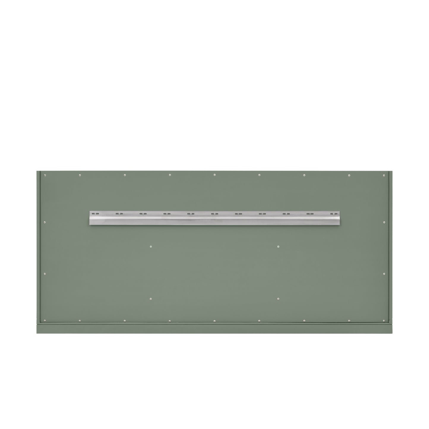 James Martin Vanities Chicago 60" Smokey Celadon Double Vanity With Single Hole 3cm White Zeus Silestone Top and Backsplash