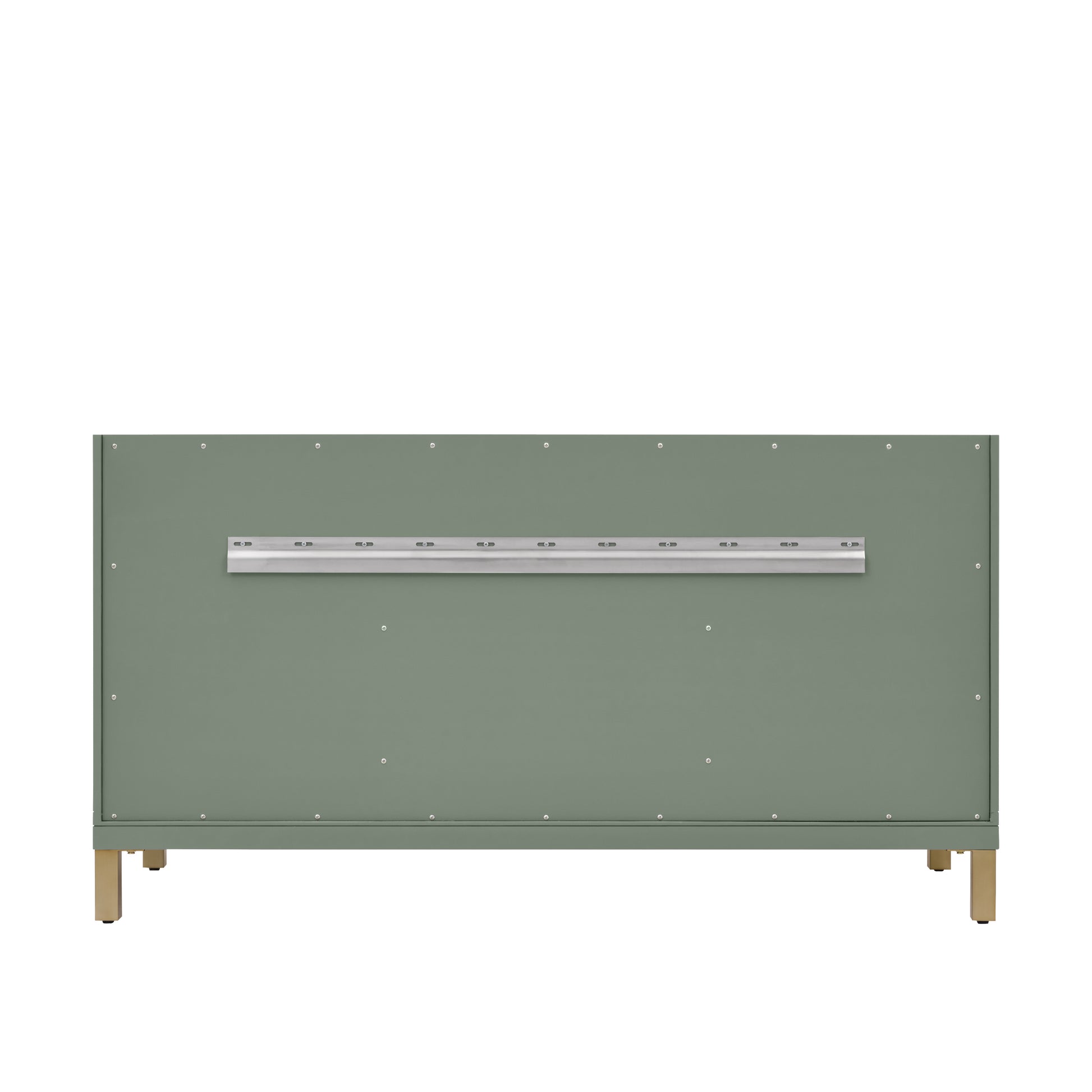 James Martin Vanities Chicago 60" Smokey Celadon Double Vanity With Single Hole 3cm White Zeus Silestone Top and Backsplash