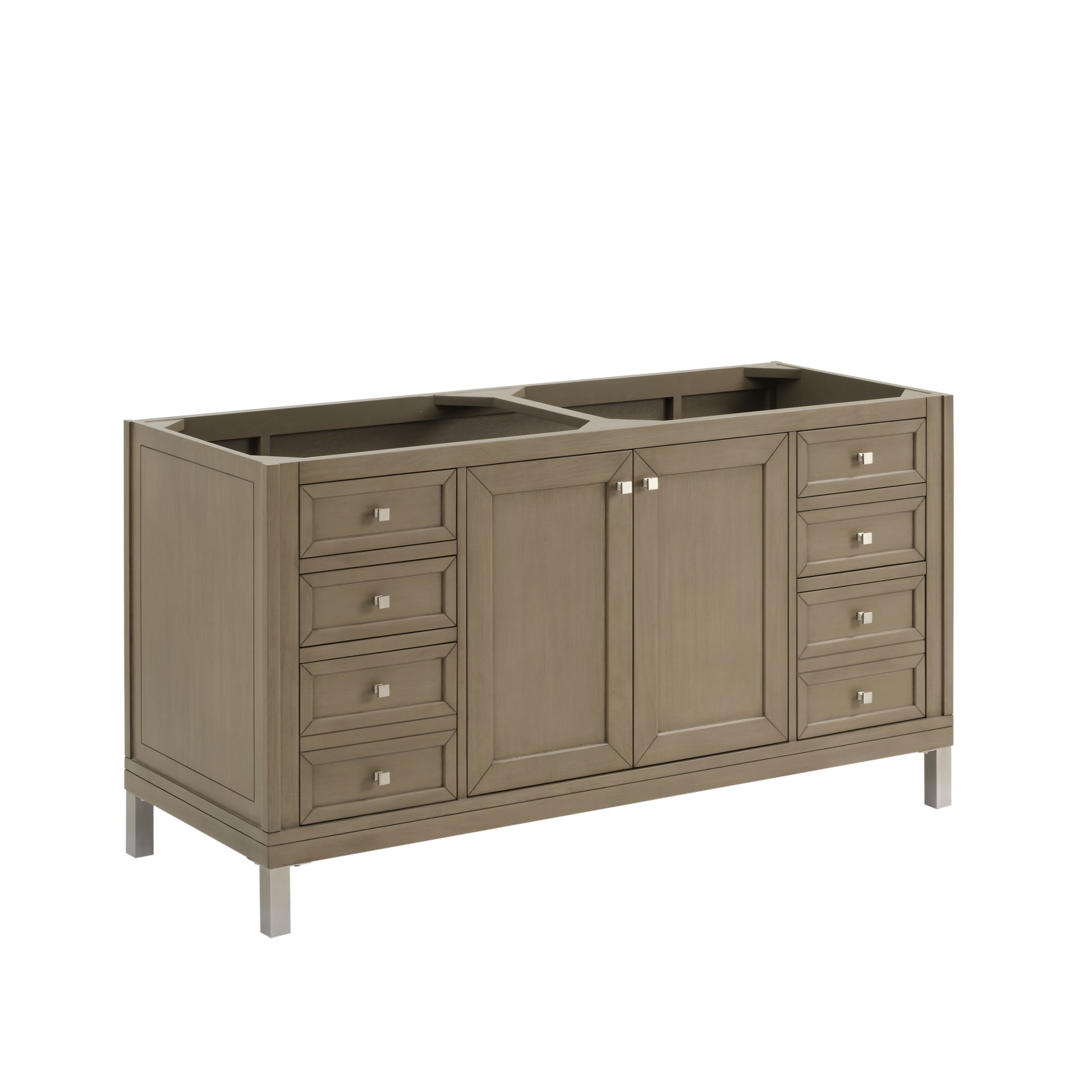 James Martin Vanities Chicago 60" Walnut Whisper Double Vanity