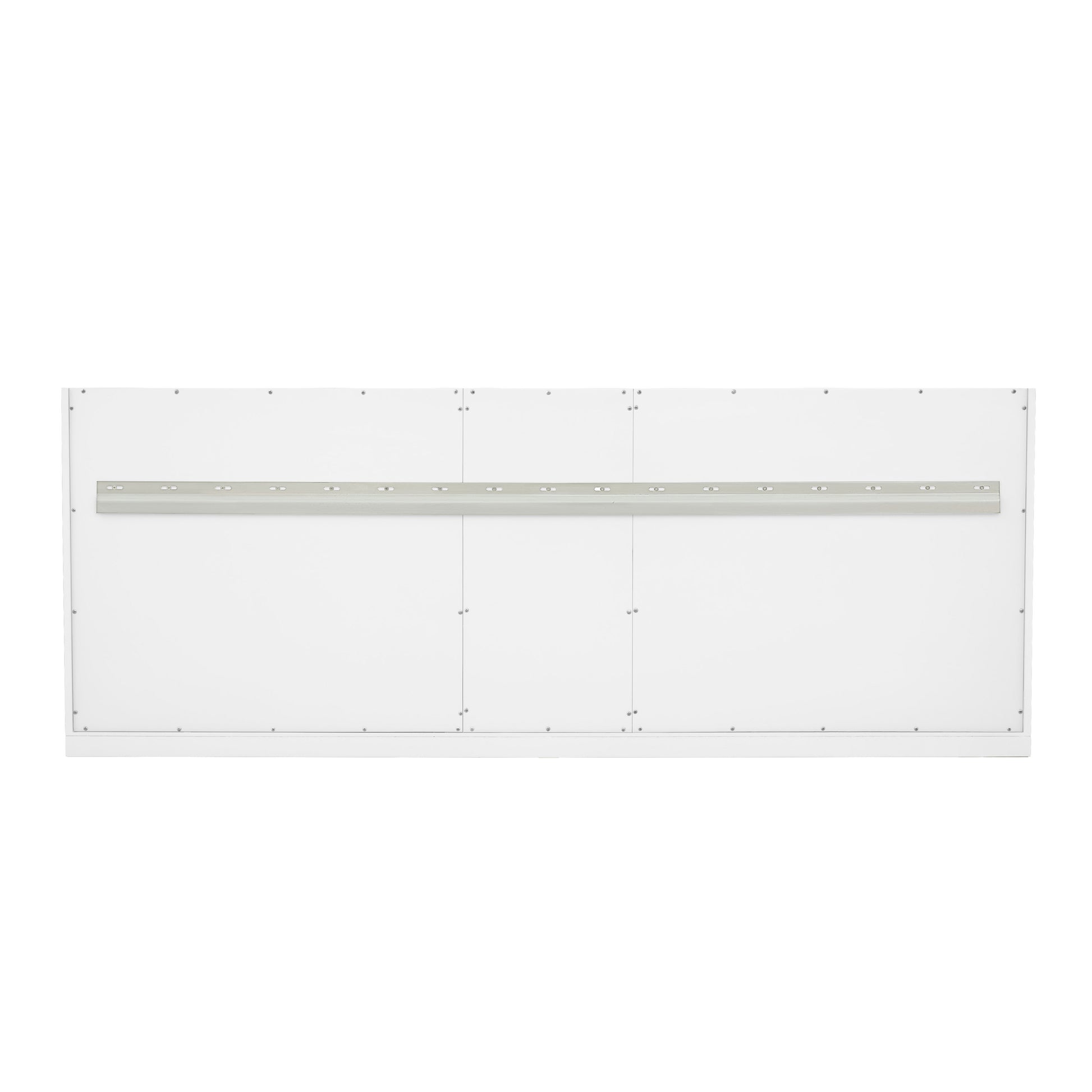 James Martin Vanities Chicago 72" Glossy White Double Vanity With Single Hole 3cm White Zeus Silestone Top and Backsplash