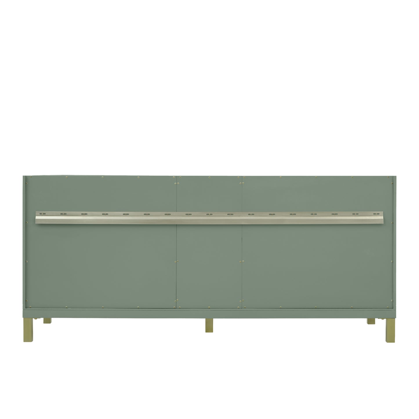 James Martin Vanities Chicago 72" Smokey Celadon Double Vanity With 3cm Victorian Silver Silestone Top