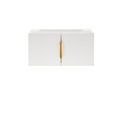 James Martin Vanities Columbia 32" Glossy White Single Vanity Cabinet