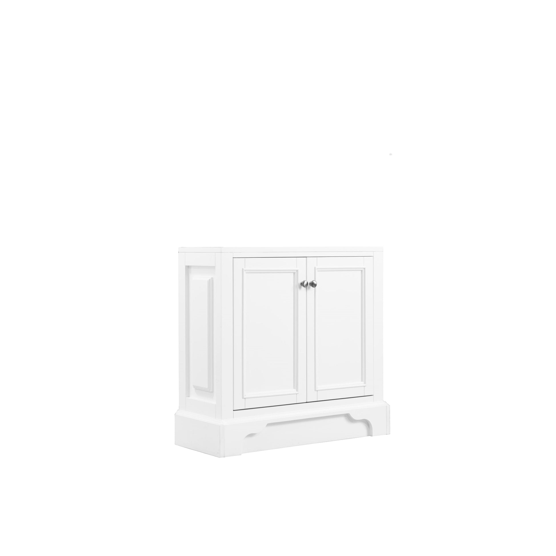 James Martin Vanities De Soto 30" Bright White Hutch Base (for Double Tower Hutch)