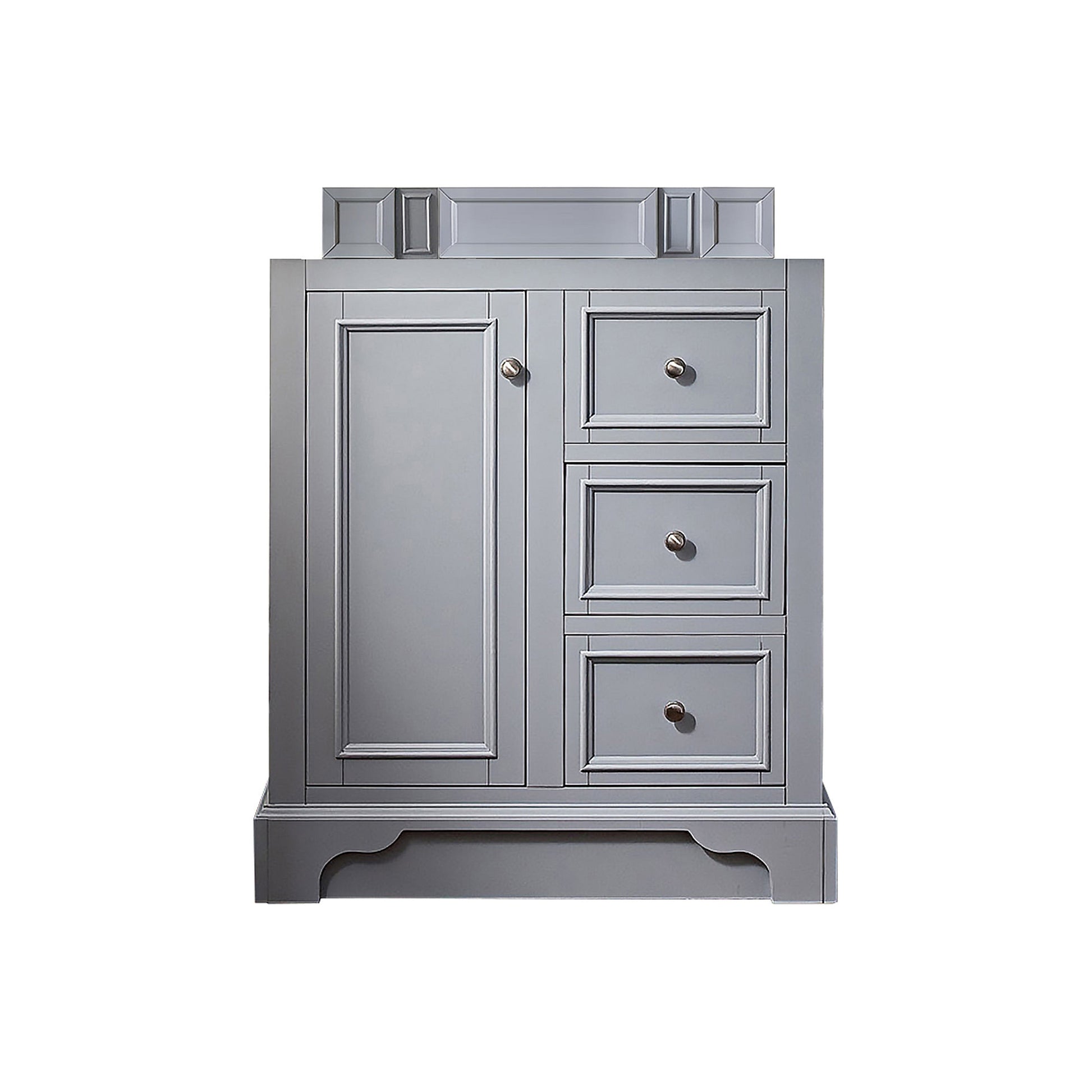 James Martin Vanities De Soto 30" Silver Gray Single Vanity