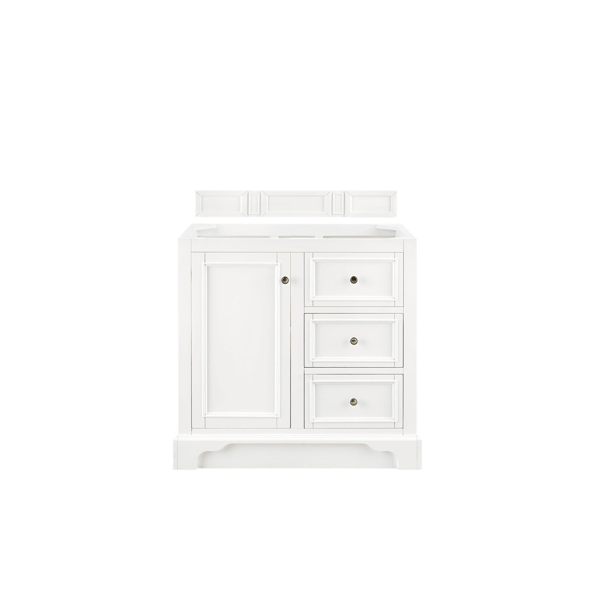 James Martin Vanities De Soto 36" Bright White Single Vanity