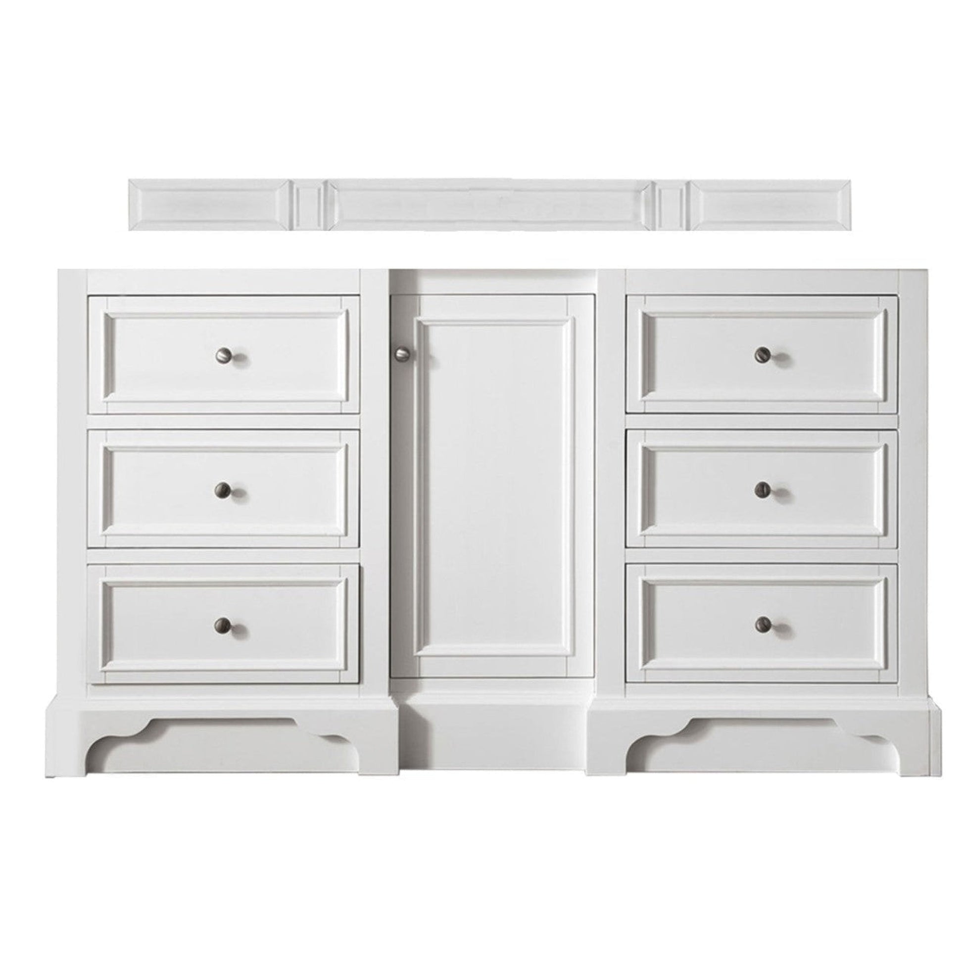 James Martin Vanities De Soto 60" Bright White Single Vanity