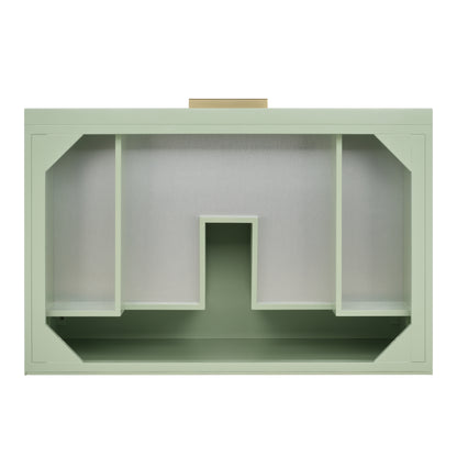 James Martin Vanities Emmeline 36" Pistachio Single Vanity With 3 cm Eternal Jasmine Pearl Top