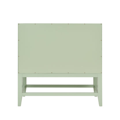 James Martin Vanities Emmeline 36" Pistachio Single Vanity With 3 cm Eternal Jasmine Pearl Top