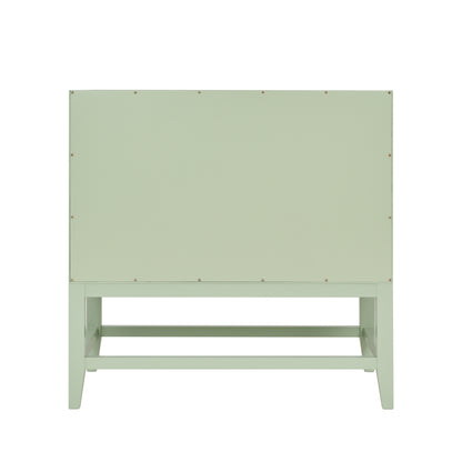 James Martin Vanities Emmeline 36" Pistachio Single Vanity With 3 cm Ethereal Noctis Top