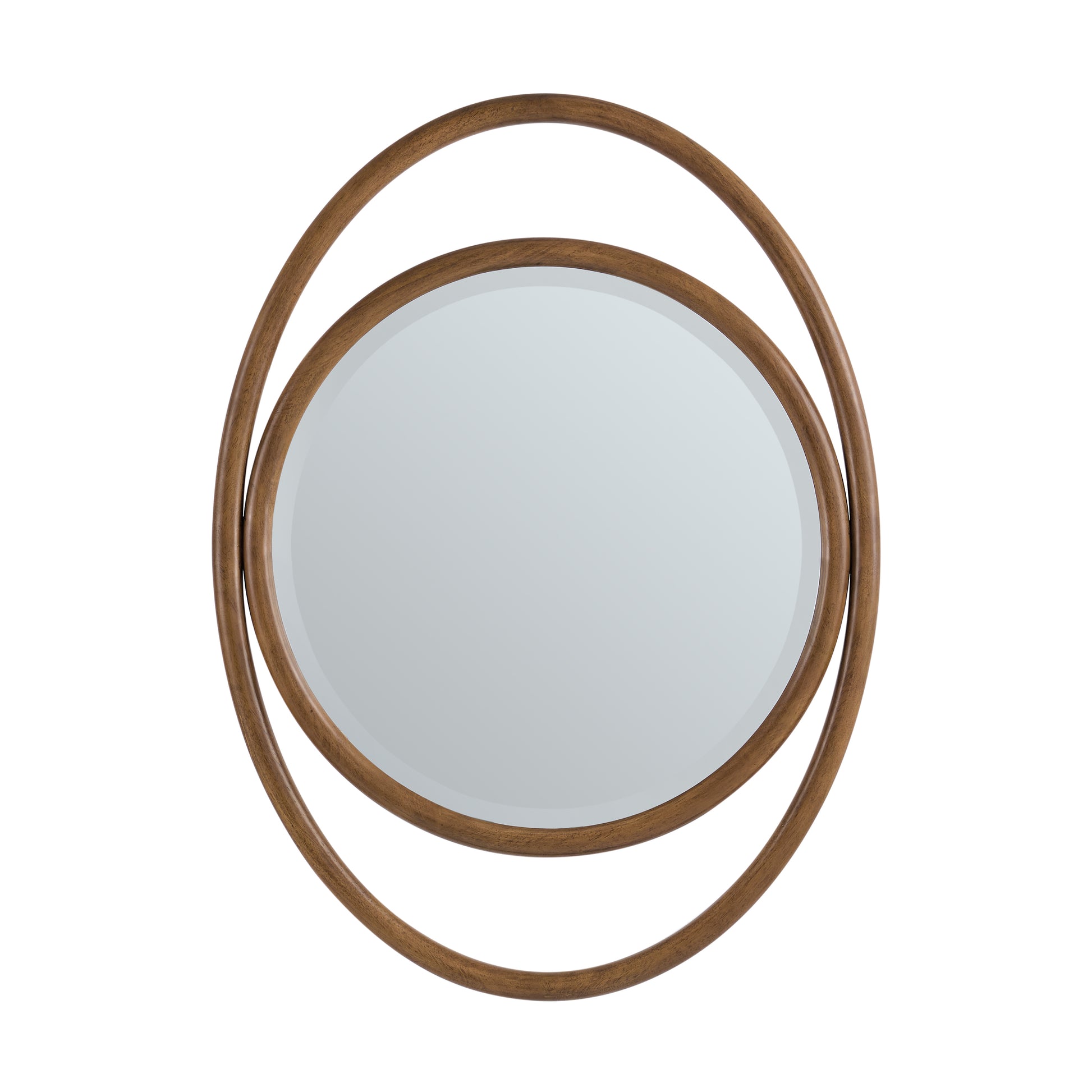 James Martin Vanities Esca 28" Mid-Century Walnut Mirror