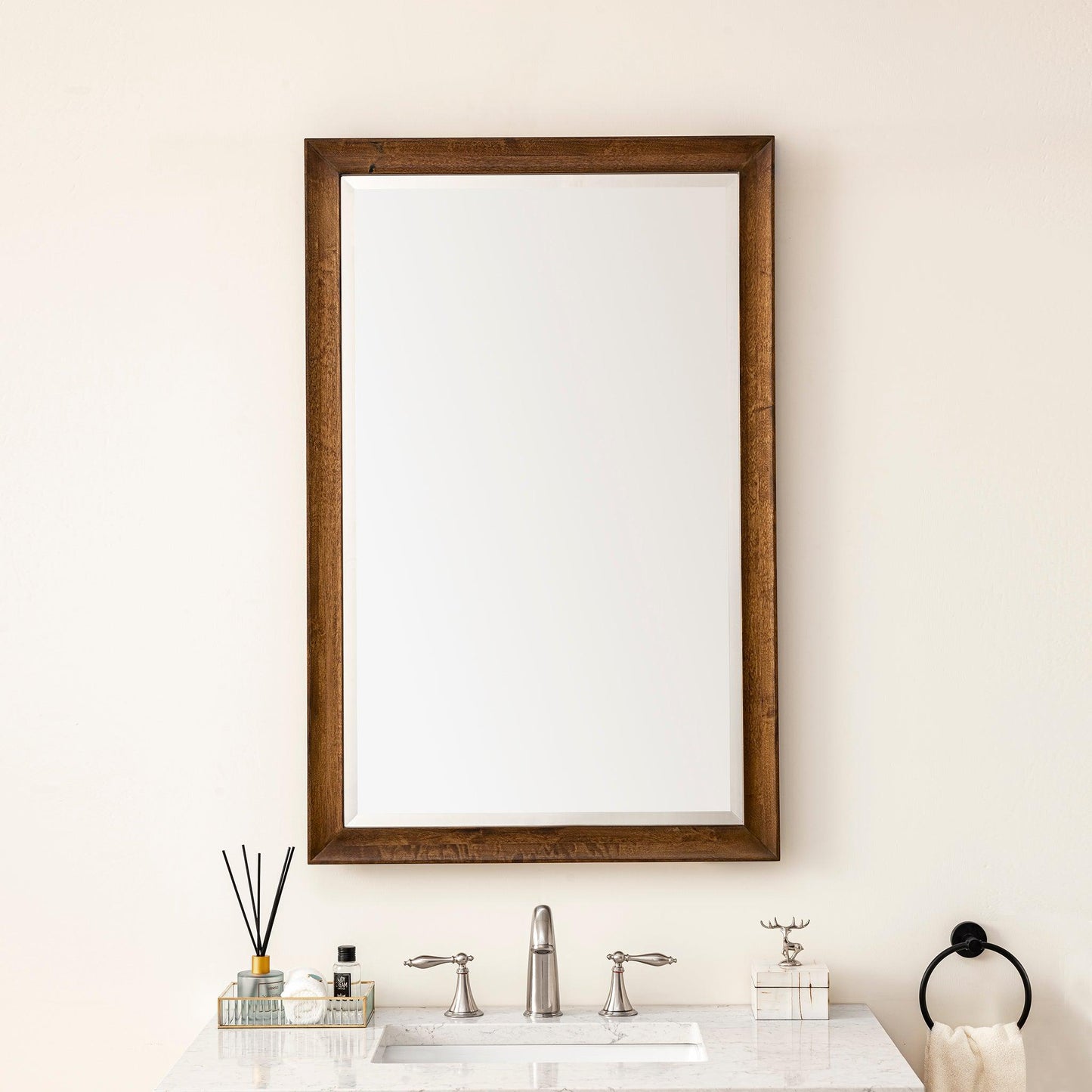 James Martin Vanities Glenbrooke 26" Country Oak Mirror