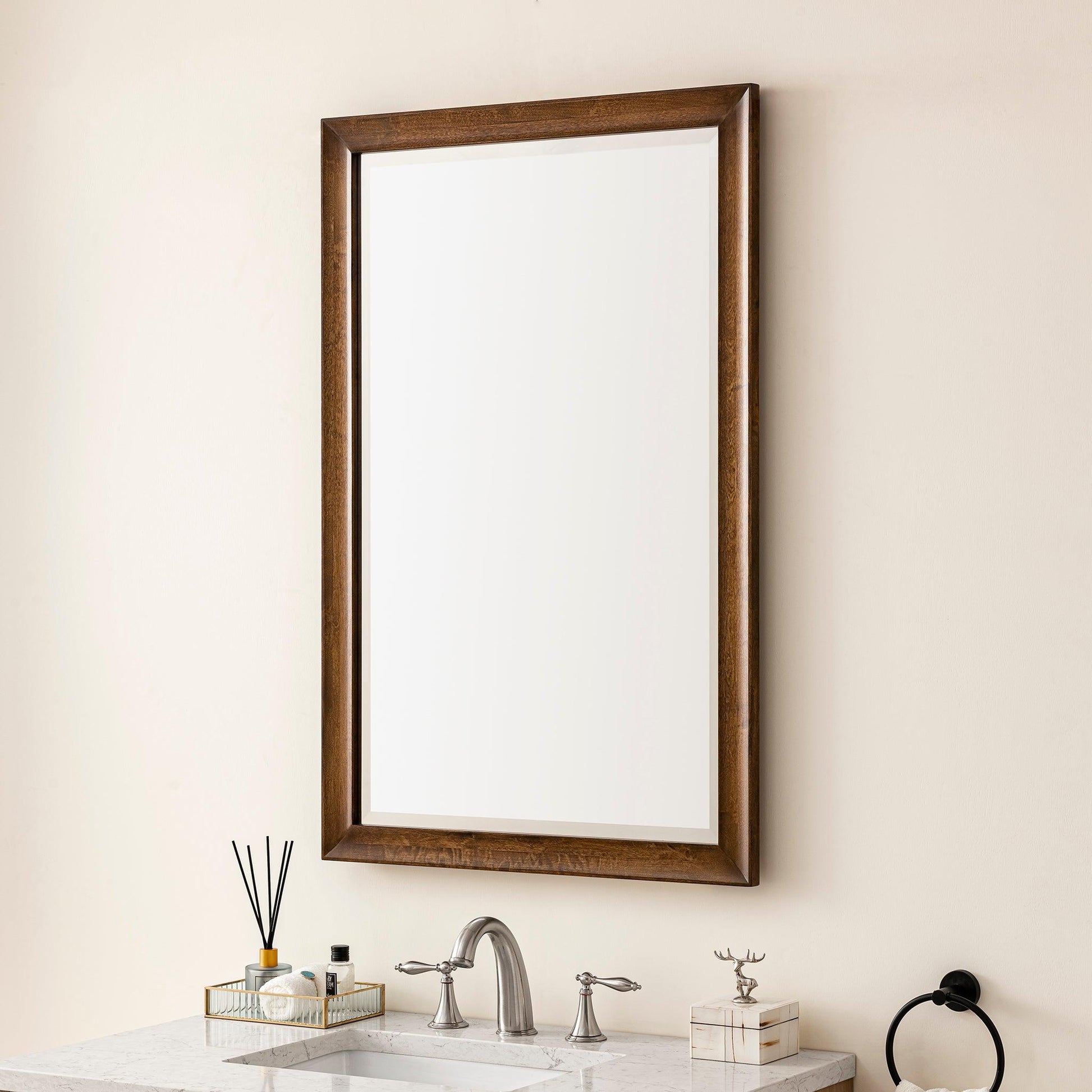 James Martin Vanities Glenbrooke 26" Country Oak Mirror