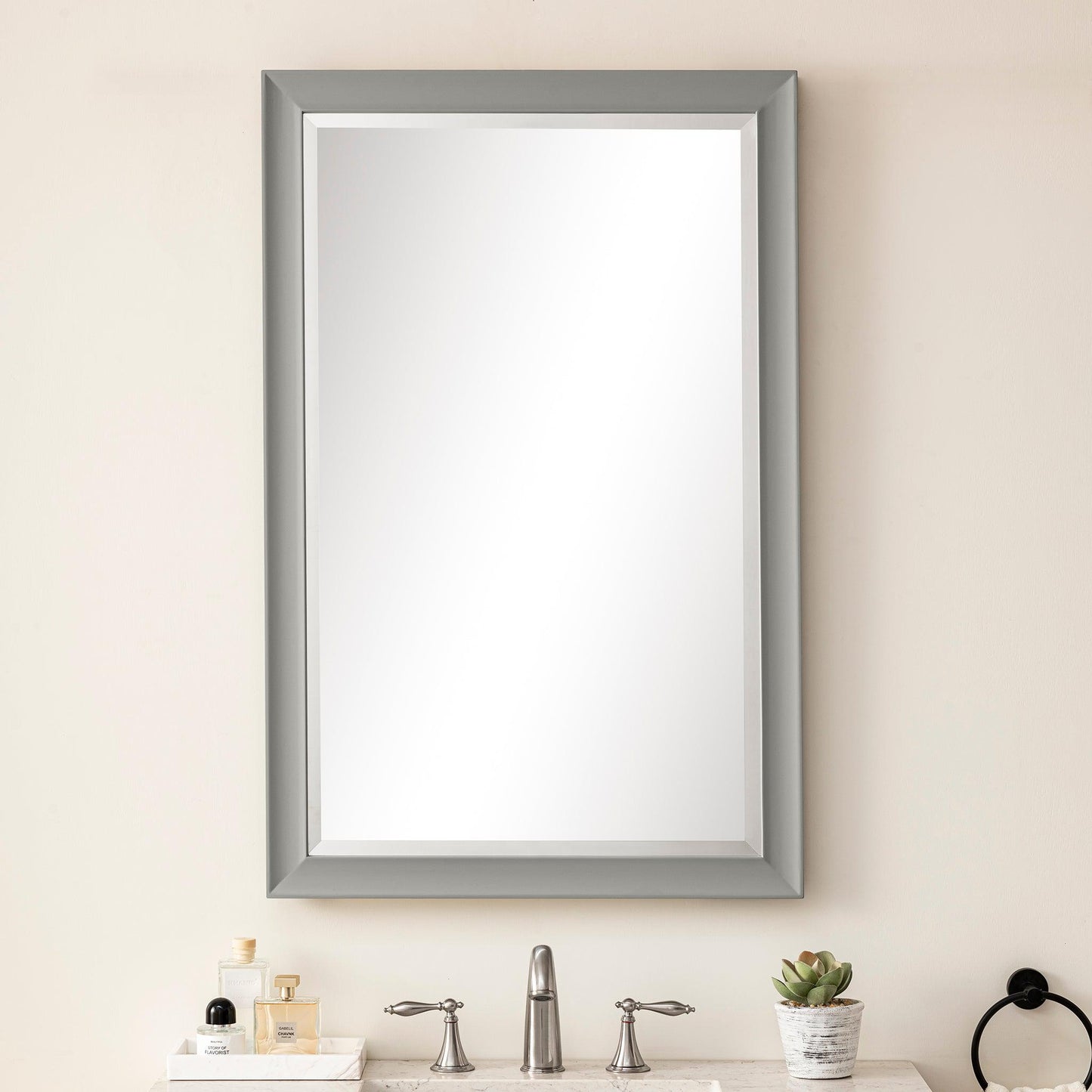 James Martin Vanities Glenbrooke 26" Urban Gray Mirror