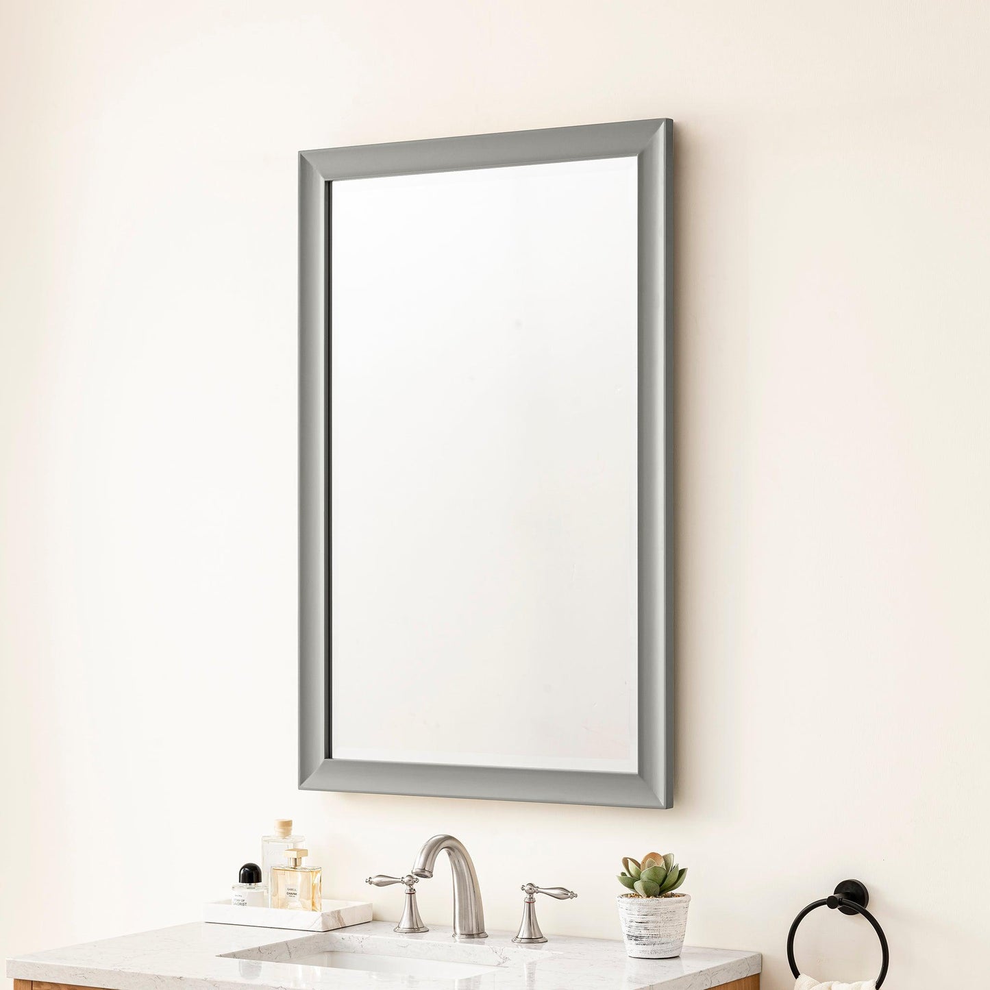 James Martin Vanities Glenbrooke 26" Urban Gray Mirror