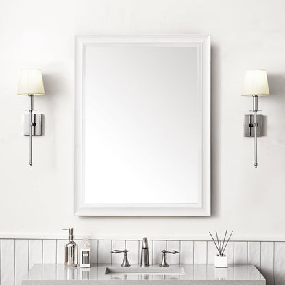 James Martin Vanities Glenbrooke 30" Bright White Mirror