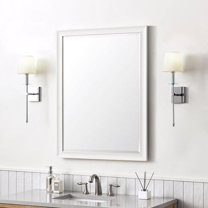 James Martin Vanities Glenbrooke 30" Bright White Mirror