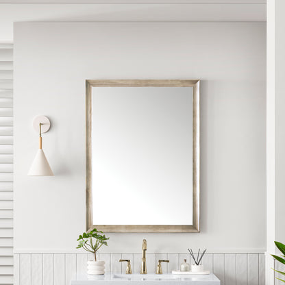 James Martin Vanities Glenbrooke 30" Whitewashed Oak Mirror