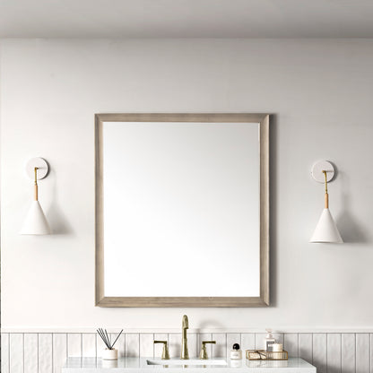 James Martin Vanities Glenbrooke 36" Whitewashed Oak Mirror