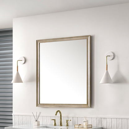 James Martin Vanities Glenbrooke 36" Whitewashed Oak Mirror