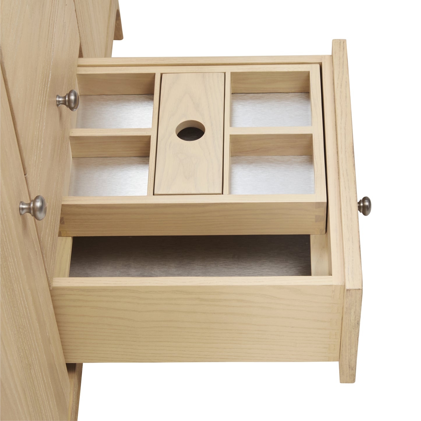 James Martin Vanities Gracyn 48" Coastal Driftwood Single Vanity With 3cm White Zeus Quartz Widespread Top