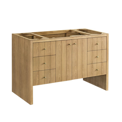 James Martin Vanities Hudson 48" Light Natural Oak Single Vanity