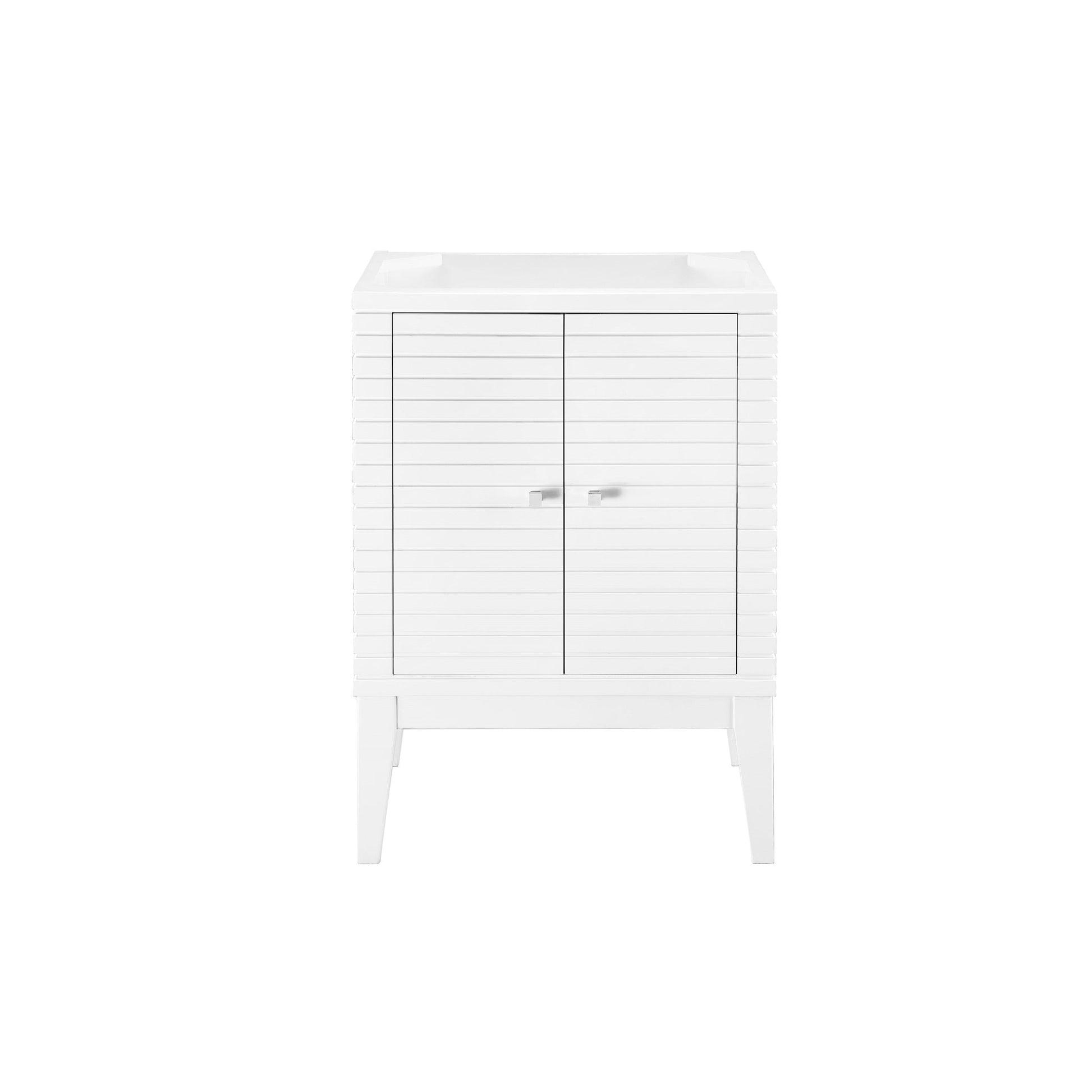 James Martin Vanities Linden 24" Glossy White Single Vanity Cabinet