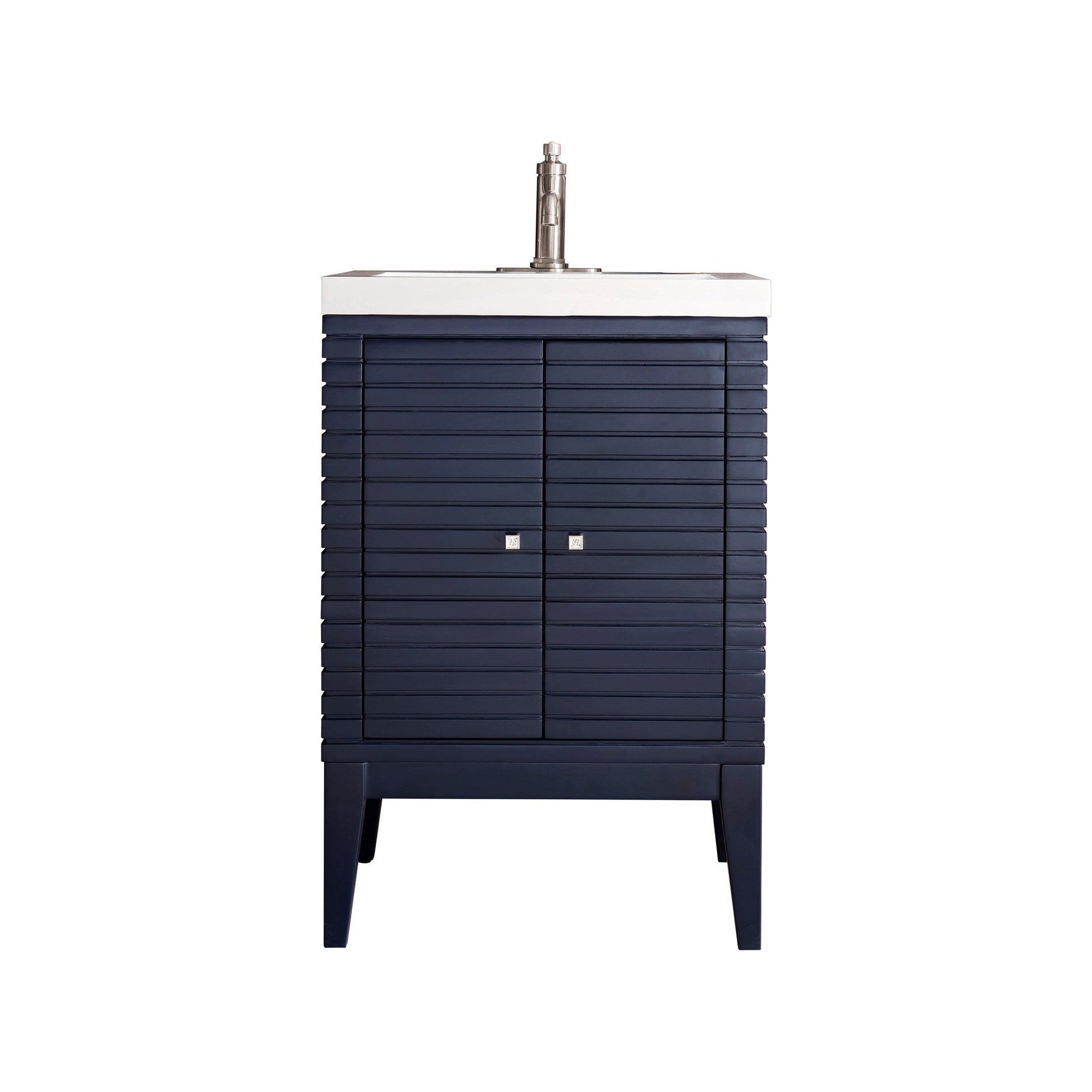 James Martin Vanities Linden 24" Navy Blue Single Vanity Cabinet