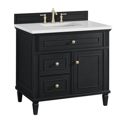 James Martin Vanities Lorelai 36" Black Onyx Single Vanity