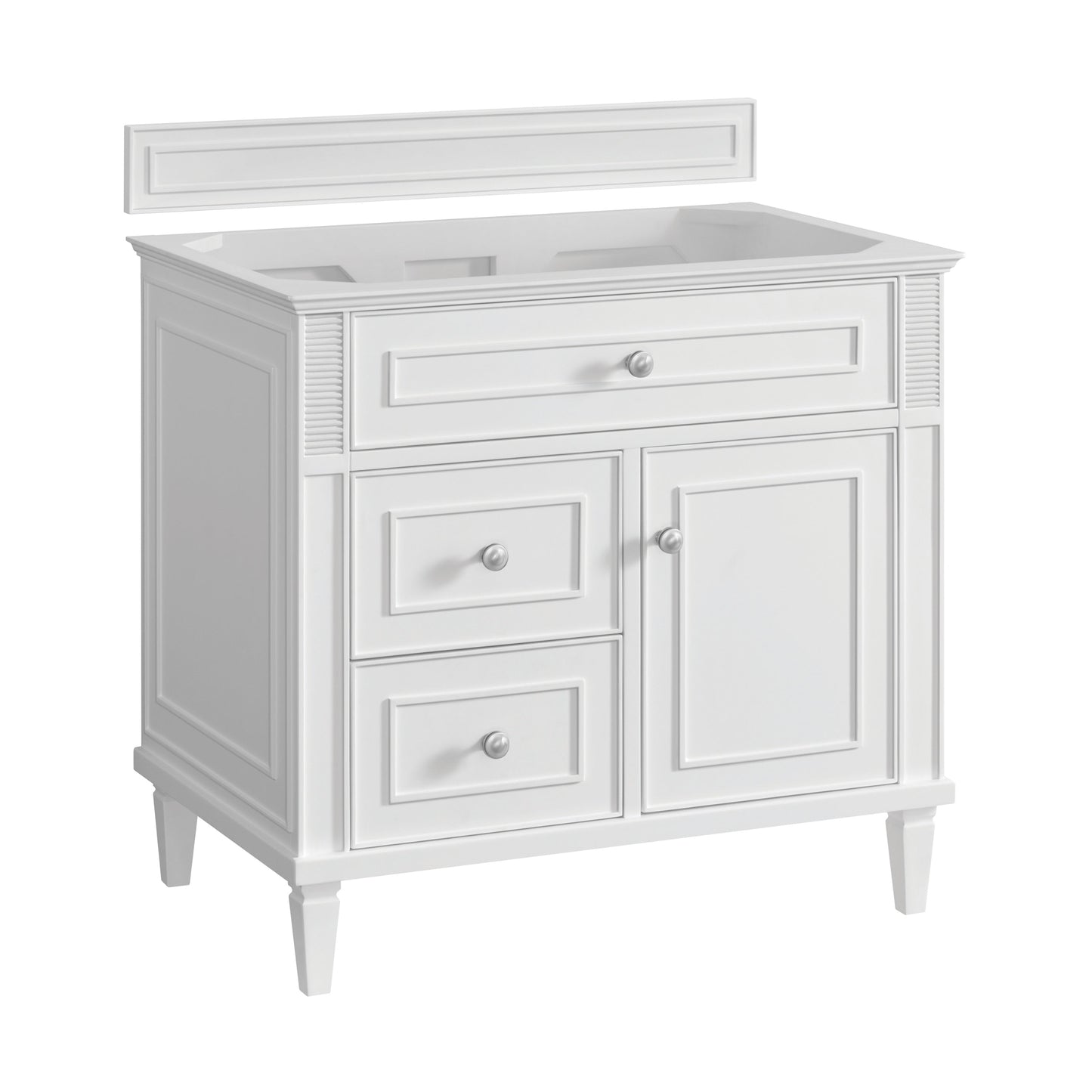 James Martin Vanities Lorelai 36" Bright White Single Vanity