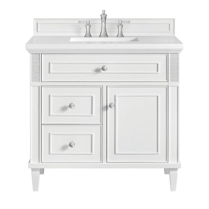 James Martin Vanities Lorelai 36" Bright White Single Vanity