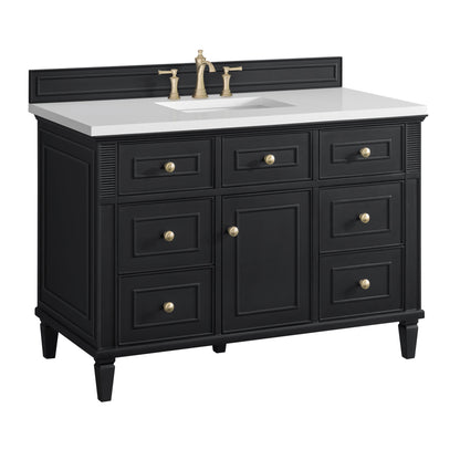 James Martin Vanities Lorelai 48" Black Onyx Single Vanity