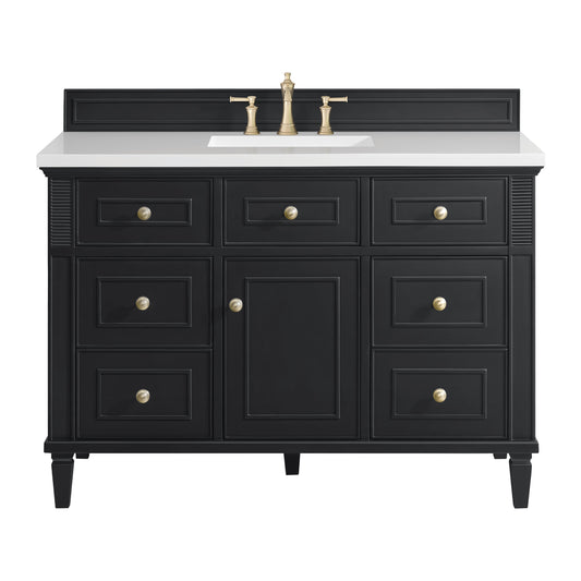 James Martin Vanities Lorelai 48" Black Onyx Single Vanity