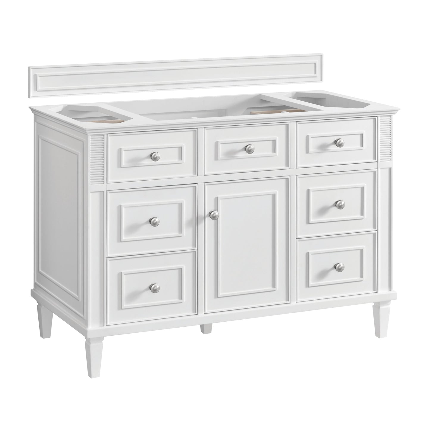 James Martin Vanities Lorelai 48" Bright White Single Vanity