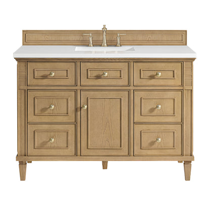 James Martin Vanities Lorelai 48" Light Natural Oak Single Vanity