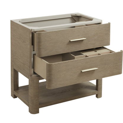 James Martin Vanities Lucian 36" Pebble Oak Single Vanity